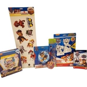 Patrol Gift Bundle Wall Decals Activity Kit‎ Toothbrush Nightlight Puzzle Cards